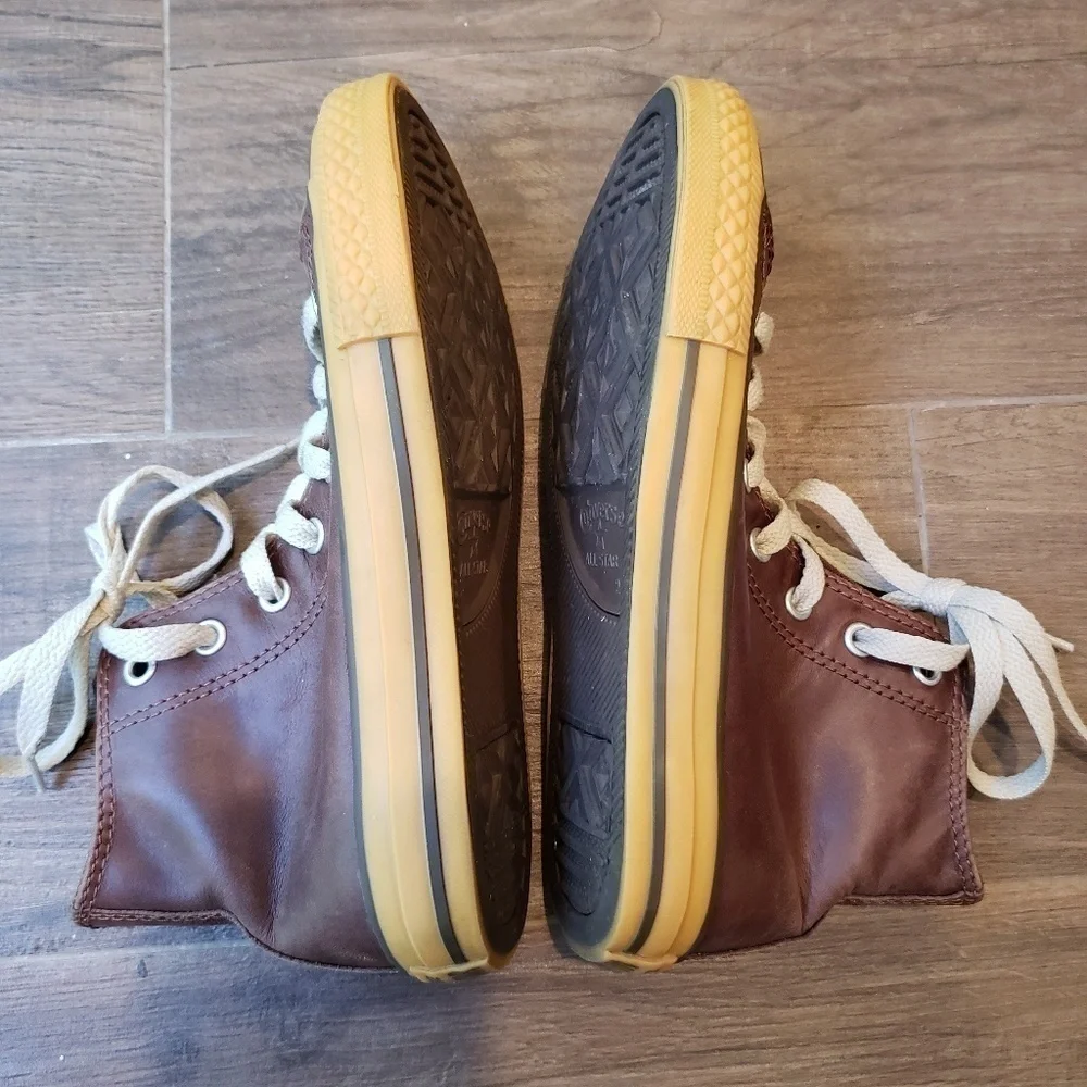 Converse leather high